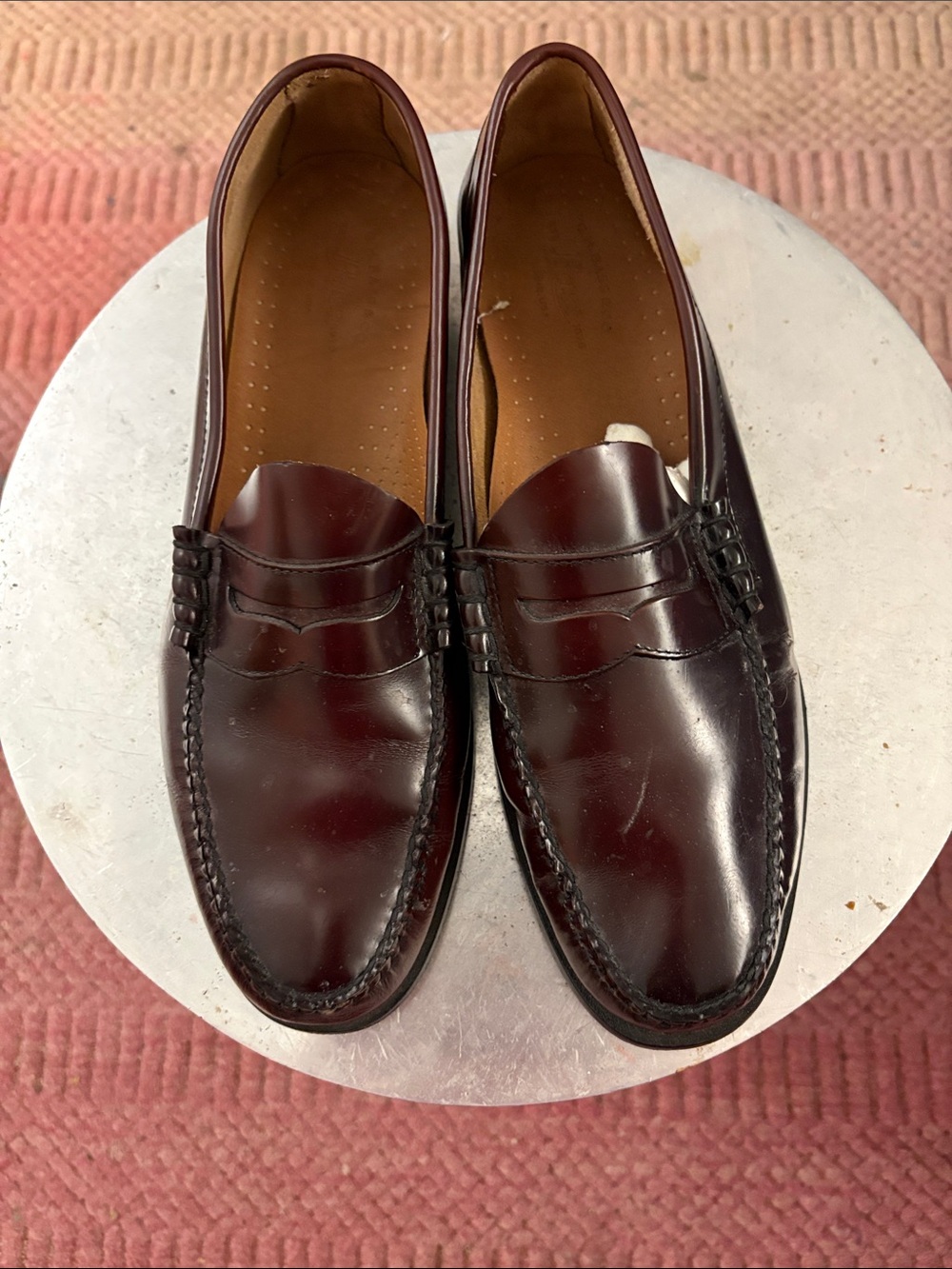 G.H. Bass & Co. Men's Penny Loafers in Burgundy